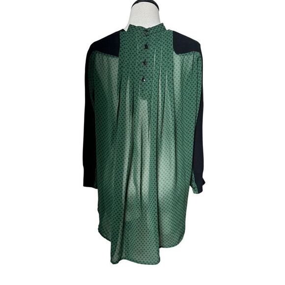 CAbi Long Sleeve Sheer Sweater High Low Tunic - Picture 4 of 5